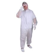 Костюм одноразовый белый (куртка+брюки)